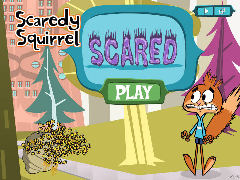 Scaredy Squirrel Scared