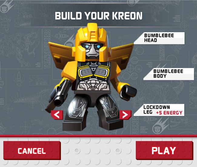 As players advance through levels they get to build their own Kreon, which gave more energy.