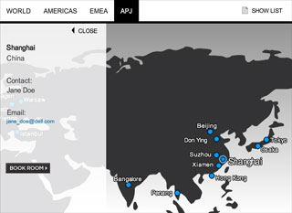 Contact information for Shanghai is displayed on the left. The e-mail address and 